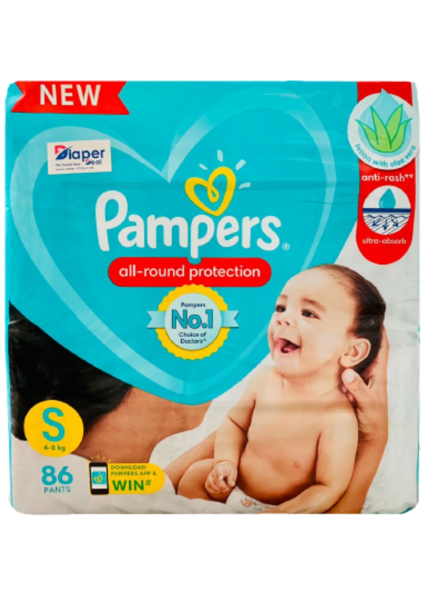 Pampers Baby Small 86psc [pant] – DiaperDeal.lk